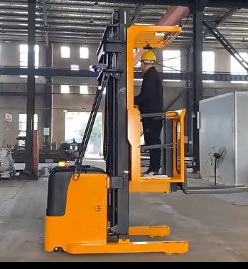 Electric Stock Order Picker Suitable Single Person Operation Electric Picking Up in Narrow Space